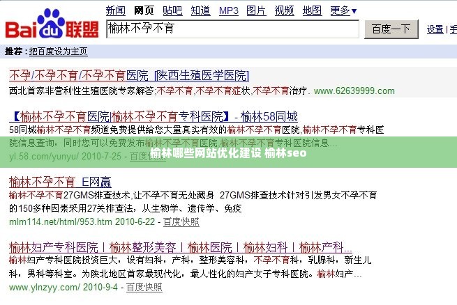 榆林哪些网站优化建设 榆林seo