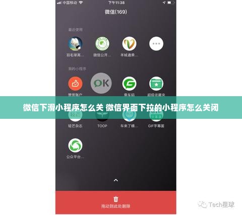 微信下滑小程序怎么关 微信界面下拉的小程序怎么关闭