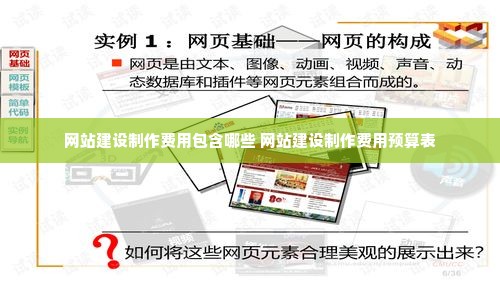 网站建设制作费用包含哪些 网站建设制作费用预算表