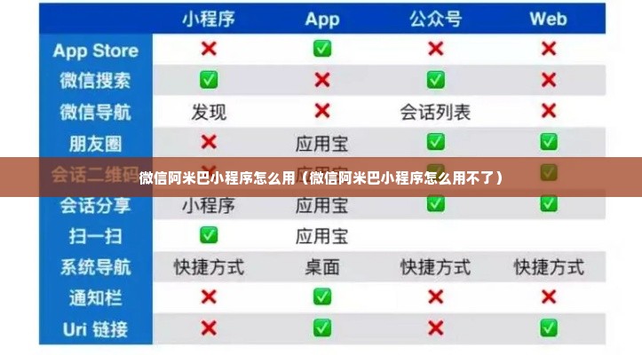 微信阿米巴小程序怎么用（微信阿米巴小程序怎么用不了）