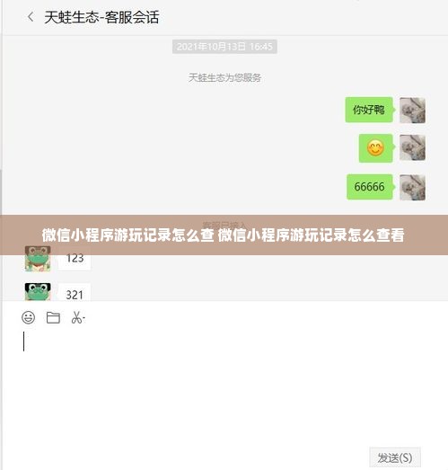 微信小程序游玩记录怎么查 微信小程序游玩记录怎么查看