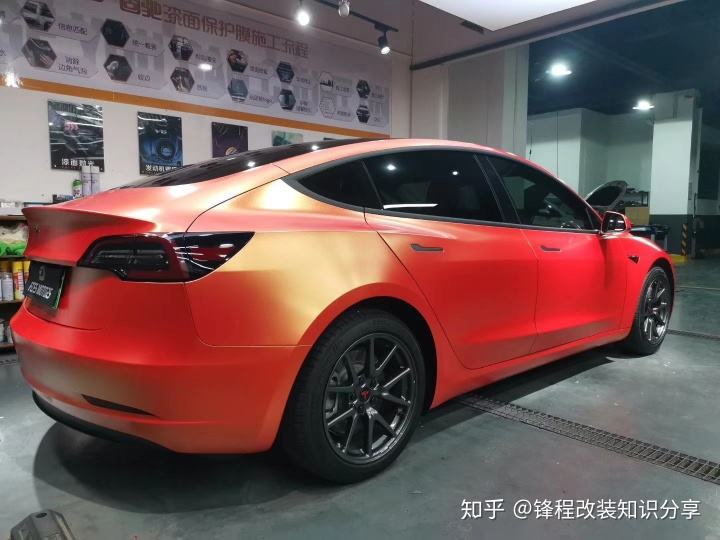 model3红改色 model3改色案例