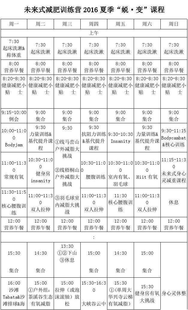 广州减肥训练营价格 广州减肥达人训练营地址