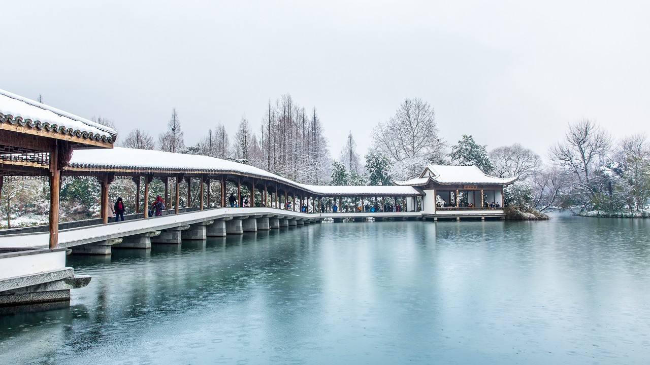 西湖景观 西湖景观灯