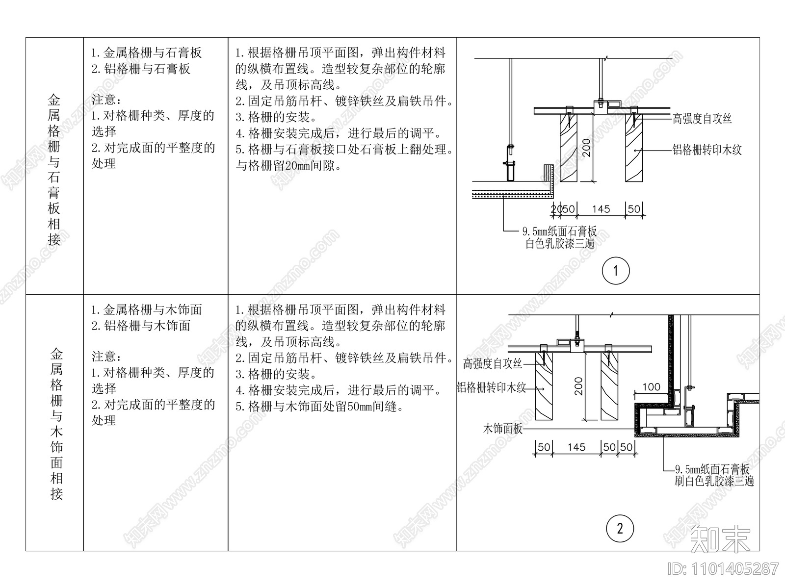 格栅吊顶施工工艺 格栅吊顶施工工艺规范