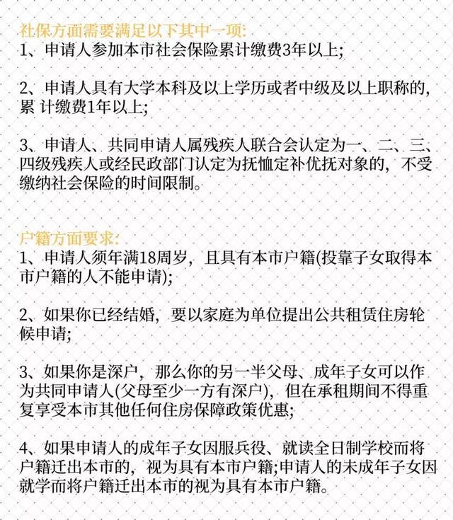 深圳申请公租房审核条件 深圳申请公租房审核条件是什么